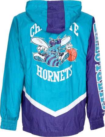 MITCHELL-&amp;-NESS-Giacca-a-Vento-Uomo-Nba-Undeniable-Full-Zip-Windbreaker-Hardwood-Classics-Chahor-Blue-da-uomo