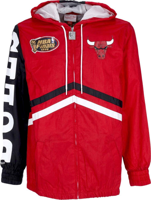 MITCHELL-&-NESS-Giacca-a-Vento-Uomo-Nba-Undeniable-Full-Zip-Windbreaker-Hardwood-Classics-Chibul-Scarlet-da-uomo