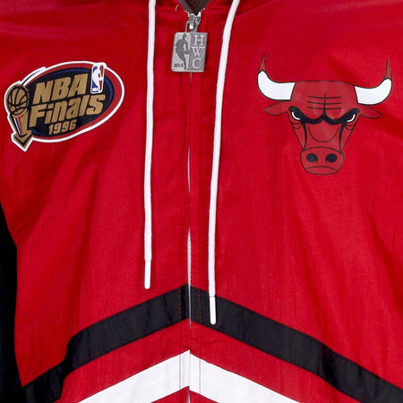 MITCHELL-&amp;-NESS-Giacca-a-Vento-Uomo-Nba-Undeniable-Full-Zip-Windbreaker-Hardwood-Classics-Chibul-Scarlet-da-uomo