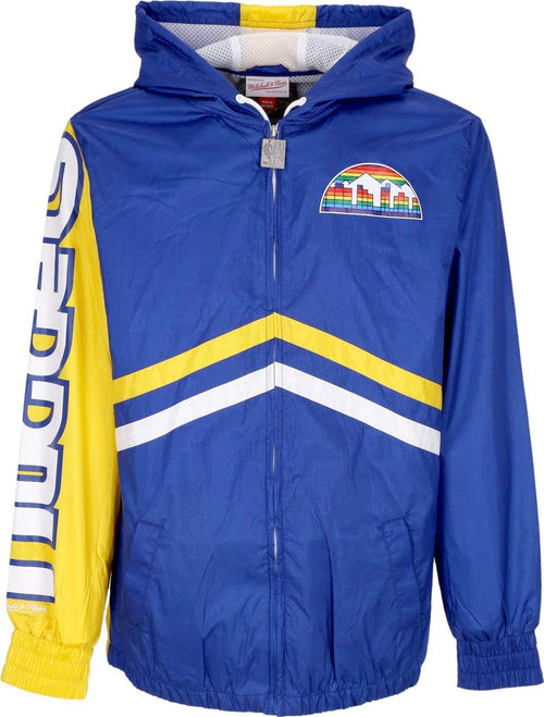 MITCHELL-&-NESS-Giacca-a-Vento-Uomo-Nba-Undeniable-Full-Zip-Windbreaker-Hardwood-Classics-Dennug-Royal-da-uomo