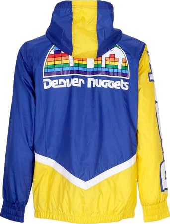 MITCHELL-&amp;-NESS-Giacca-a-Vento-Uomo-Nba-Undeniable-Full-Zip-Windbreaker-Hardwood-Classics-Dennug-Royal-da-uomo