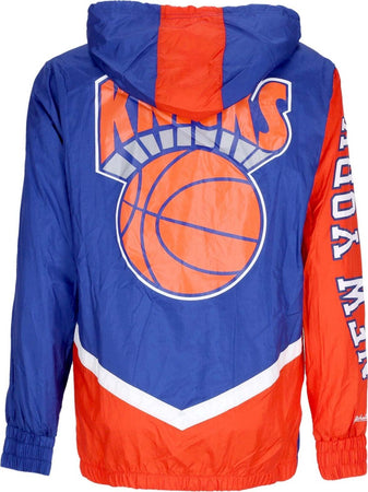 MITCHELL-&amp;-NESS-Giacca-a-Vento-Uomo-Nba-Undeniable-Full-Zip-Windbreaker-Hardwood-Classics-Neykni-Royal-da-uomo