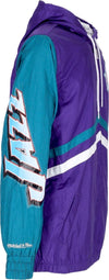 MITCHELL-&-NESS-Giacca-a-Vento-Uomo-Nba-Undeniable-Full-Zip-Windbreaker-Hardwood-Classics-Utajaz-Purple-da-uomo
