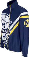 MITCHELL-&-NESS-Giacca-a-Vento-Uomo-Ncaa-Exploded-Logo-Warm-Up-Jacket-Micwol-Navy-da-uomo
