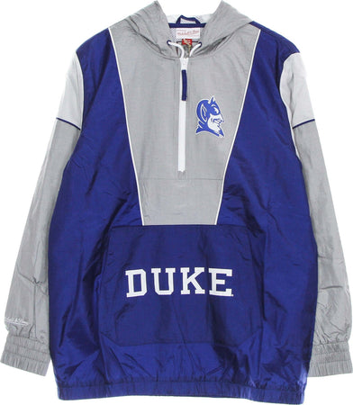 MITCHELL-&amp;-NESS-Giacca-a-Vento-Uomo-Ncaa-Highlight-Reel-Windbreaker-Dukdev-Royal/grey-da-uomo