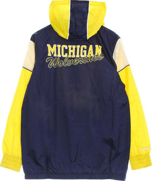 MITCHELL-&-NESS-Giacca-a-Vento-Uomo-Ncaa-Highlight-Reel-Windbreaker-Msuspa-Navy/yellow-da-uomo