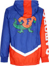 MITCHELL-&-NESS-Giacca-a-Vento-Uomo-Ncaa-Undeniable-Full-Zip-Windbreaker-Flogat-Royal-da-uomo