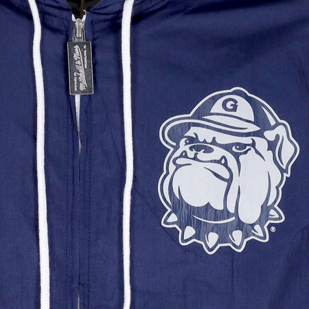 MITCHELL-&amp;-NESS-Giacca-a-Vento-Uomo-Ncaa-Undeniable-Full-Zip-Windbreaker-Geohoy-Navy-da-uomo