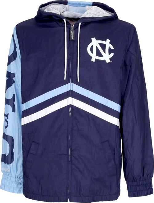 MITCHELL-&-NESS-Giacca-a-Vento-Uomo-Ncaa-Undeniable-Full-Zip-Windbreaker-Unchee-Navy-da-uomo