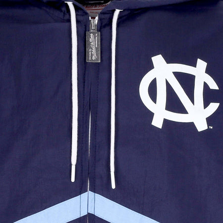 MITCHELL-&amp;-NESS-Giacca-a-Vento-Uomo-Ncaa-Undeniable-Full-Zip-Windbreaker-Unchee-Navy-da-uomo
