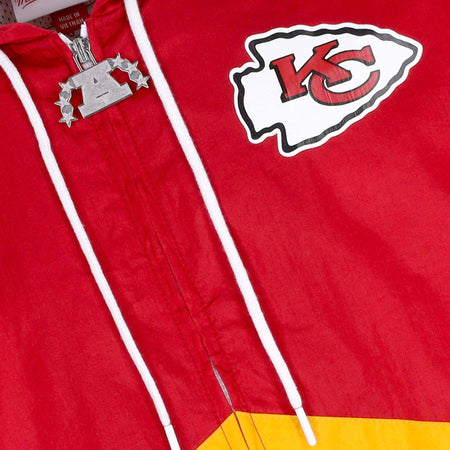 MITCHELL-&amp;-NESS-Giacca-a-Vento-Uomo-Nfl-Undeniable-Full-Zip-Windbreaker-Kanchi-Scarlet-da-uomo