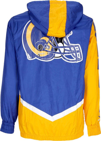 MITCHELL-&amp;-NESS-Giacca-a-Vento-Uomo-Nfl-Undeniable-Full-Zip-Windbreaker-Losram-Royal-da-uomo