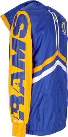MITCHELL-&amp;-NESS-Giacca-a-Vento-Uomo-Nfl-Undeniable-Full-Zip-Windbreaker-Losram-Royal-da-uomo