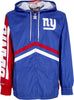 MITCHELL-&amp;-NESS-Giacca-a-Vento-Uomo-Nfl-Undeniable-Full-Zip-Windbreaker-Neygia-Royal-da-uomo
