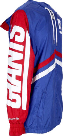 MITCHELL-&amp;-NESS-Giacca-a-Vento-Uomo-Nfl-Undeniable-Full-Zip-Windbreaker-Neygia-Royal-da-uomo