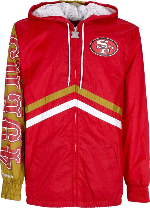 MITCHELL-&-NESS-Giacca-a-Vento-Uomo-Nfl-Undeniable-Full-Zip-Windbreaker-Saf49e-Scarlet-da-uomo
