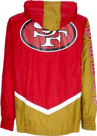 MITCHELL-&amp;-NESS-Giacca-a-Vento-Uomo-Nfl-Undeniable-Full-Zip-Windbreaker-Saf49e-Scarlet-da-uomo