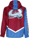 MITCHELL-&-NESS-Giacca-a-Vento-Uomo-Nhl-Undeniable-Full-Zip-Windbreaker-Colava-Cardinal-da-uomo