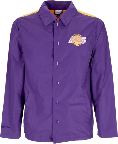 MITCHELL-&-NESS-Giacca-Coach-Jacket-Uomo-Nba-Big-Face-Coach-Jacket-5.0-Hardwood-Classics-Loslak-Purple-da-uomo