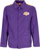 MITCHELL-&amp;-NESS-Giacca-Coach-Jacket-Uomo-Nba-Big-Face-Coach-Jacket-5.0-Hardwood-Classics-Loslak-Purple-da-uomo