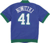 MITCHELL-&-NESS-Giacchetta-Uomo-Nba-Off-Court-Warm-Up-Jacket-No-41-Dirk-Nowitzki-Dalmav-Original-Team-Colors-da-uomo