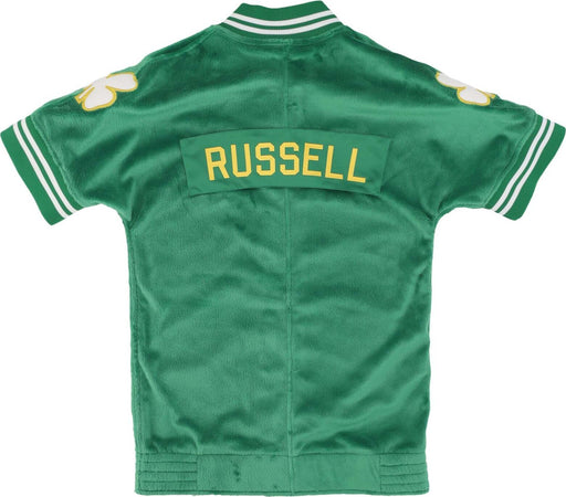 MITCHELL-&amp;-NESS-Giacchetta-Uomo-Nba-Shooting-Shirt-1959-No-6-Bill-Russell-Boscel-Original-Team-Colors-da-uomo