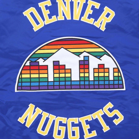 MITCHELL-&amp;-NESS-Giubbotto-Bomber-Uomo-Nba-Heavyweight-Satin-Jacket-Dennug-Original-Team-Colors-da-uomo
