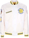 MITCHELL-&-NESS-Giubbotto-Bomber-Uomo-Nba-Hometown-Lw-Satin-Jacket-Hardwood-Classics-Golwar-White-da-uomo