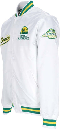 MITCHELL-&amp;-NESS-Giubbotto-Bomber-Uomo-Nba-Hometown-Lw-Satin-Jacket-Hardwood-Classics-Seasup-White-da-uomo