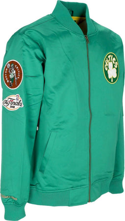 MITCHELL-&amp;-NESS-Giubbotto-Bomber-Uomo-Nba-Lightweight-Satin-Bomber-Boscel-Original-Team-Colors-da-uomo