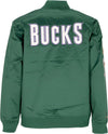 MITCHELL-&-NESS-Giubbotto-Bomber-Uomo-Nba-Lightweight-Satin-Bomber-Milbuc-Original-Team-Colors-da-uomo