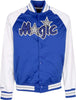 MITCHELL-&amp;-NESS-Giubbotto-Bomber-Uomo-Nba-Primetime-Lw-Satin-Jacket-Hardwood-Classics-Orlmag-Royal-da-uomo