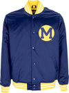 MITCHELL-&-NESS-Giubbotto-Bomber-Uomo-Ncaa-Heavyweight-Satin-Jacket-Micwol-Original-Team-Colors-da-uomo