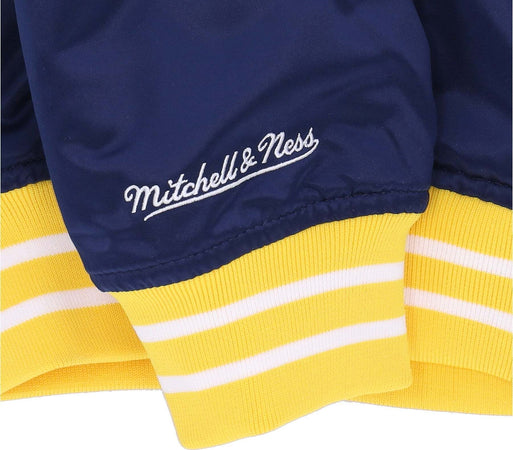 MITCHELL-&amp;-NESS-Giubbotto-Bomber-Uomo-Ncaa-Heavyweight-Satin-Jacket-Micwol-Original-Team-Colors-da-uomo
