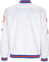 MITCHELL-&-NESS-Giubbotto-Bomber-Uomo-Ncaa-Hometown-Lw-Satin-Jacket-Flogat-White-da-uomo
