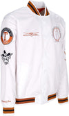 MITCHELL-&-NESS-Giubbotto-Bomber-Uomo-Ncaa-Hometown-Lw-Satin-Jacket-Texlon-White-da-uomo