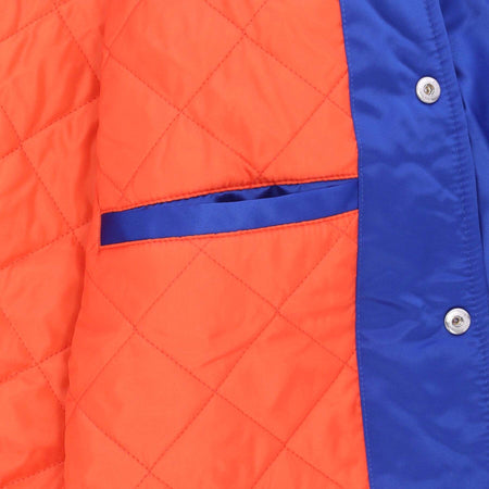 MITCHELL-&amp;-NESS-Giubbotto-Bomber-Uomo-Nfl-Heavyweight-Satin-Jacket-Denbro-Original-Team-Colors-da-uomo