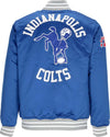 MITCHELL-&-NESS-Giubbotto-Bomber-Uomo-Nfl-Heavyweight-Satin-Jacket-Indcol-Original-Team-Colors-da-uomo