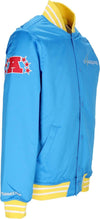 MITCHELL-&-NESS-Giubbotto-Bomber-Uomo-Nfl-Heavyweight-Satin-Jacket-Loscha-Original-Team-Colors-da-uomo