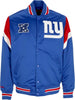 MITCHELL-&amp;-NESS-Giubbotto-Bomber-Uomo-Nfl-Heavyweight-Satin-Jacket-Neygia-Original-Team-Colors-da-uomo