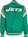 MITCHELL-&-NESS-Giubbotto-Bomber-Uomo-Nfl-Heavyweight-Satin-Jacket-Neyjet-Original-Team-Colors-da-uomo