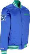 MITCHELL-&-NESS-Giubbotto-Bomber-Uomo-Nfl-Heavyweight-Satin-Jacket-Seasea-Original-Team-Colors-da-uomo