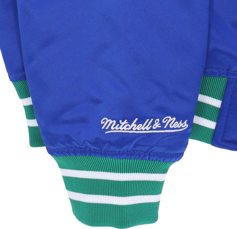 MITCHELL-&amp;-NESS-Giubbotto-Bomber-Uomo-Nfl-Heavyweight-Satin-Jacket-Seasea-Original-Team-Colors-da-uomo