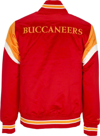 MITCHELL-&amp;-NESS-Giubbotto-Bomber-Uomo-Nfl-Heavyweight-Satin-Jacket-Tambuc-Original-Team-Colors-da-uomo