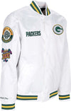 MITCHELL-&-NESS-Giubbotto-Bomber-Uomo-Nfl-Hometown-Lw-Satin-Jacket-Grepac-White-da-uomo