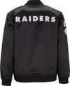MITCHELL-&-NESS-Giubbotto-Bomber-Uomo-Nfl-Lightweight-Satin-Bomber-Oakrai-Original-Team-Colors-da-uomo