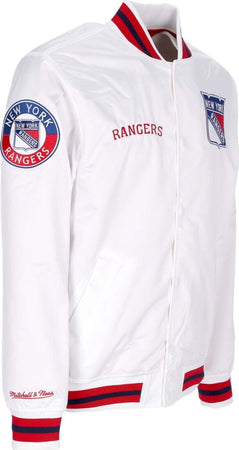 MITCHELL-&amp;-NESS-Giubbotto-Bomber-Uomo-Nhl-Hometown-Lw-Satin-Jacket-Neyran-White-da-uomo