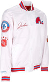 MITCHELL-&-NESS-Giubbotto-Bomber-Uomo-Nhl-Hometown-Lw-Satin-Jacket-Quenor-White-da-uomo