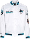 MITCHELL-&-NESS-Giubbotto-Bomber-Uomo-Nhl-Hometown-Lw-Satin-Jacket-Sajsha-White-da-uomo