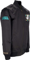 MITCHELL-&-NESS-Giubbotto-Bomber-Uomo-Nhl-Lightweight-Satin-Bomber-Anaduc-Black-da-uomo